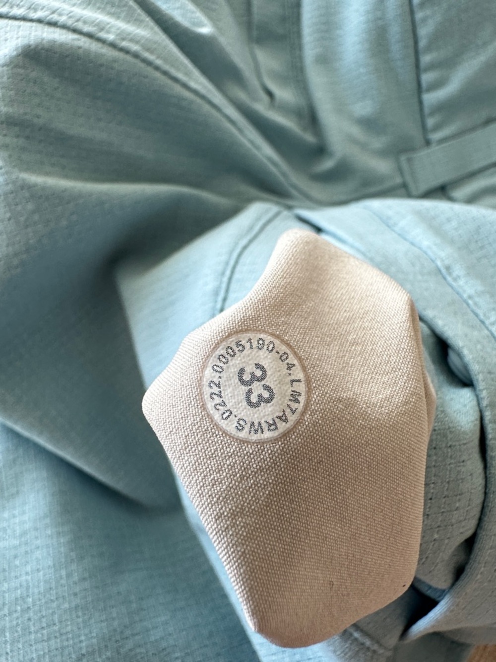 lululemon athletica Men’s Light Blue Chino-Style Shorts - Picture 4 of 5
